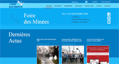 Desktop Screenshot of foire-des-minees.fr