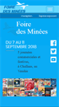 Mobile Screenshot of foire-des-minees.fr