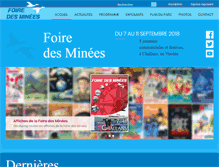 Tablet Screenshot of foire-des-minees.fr
